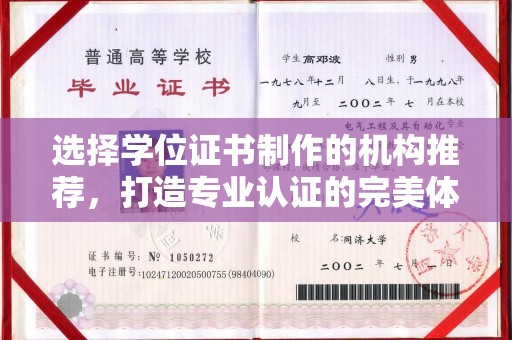 合山选择学位证书制作的机构推荐，打造专业认证的完美体验