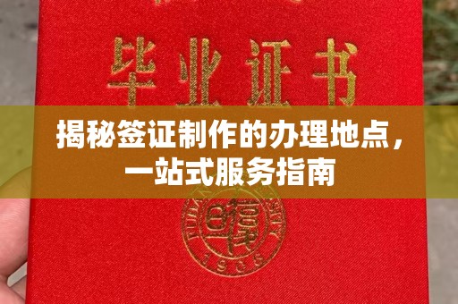 合山揭秘签证制作的办理地点，一站式服务指南