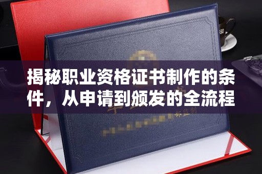 合山揭秘职业资格证书制作的条件，从申请到颁发的全流程解析