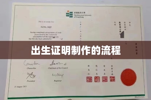合山出生证明制作的流程