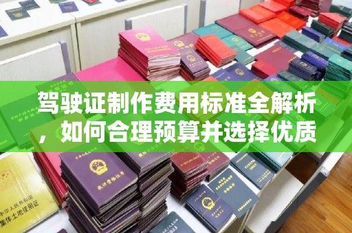合山驾驶证制作费用标准全解析，如何合理预算并选择优质服务？